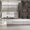 LEICHT Contino Designkueche Aluminium grifflos